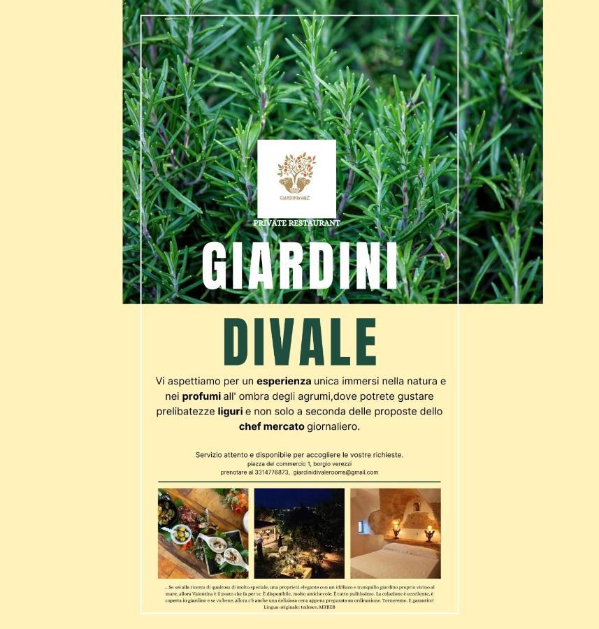 B&B Giardinidivale A 2 Chilometri Da Finale Ligure Borgio Verezzi Eksteriør billede
